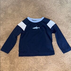 18-24 Month Janie and Jack Rashguard Shirt with  Shark GUC